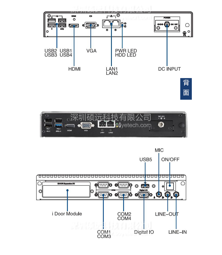 全新研華ARK-2230L Intel Celeron四核 模塊化無風(fēng)扇嵌入式工控機(jī)