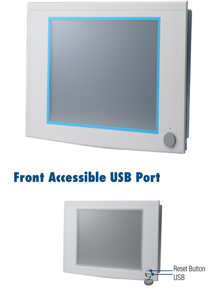 全新研華無風扇嵌入式工控機 多功能平板電腦 IPPC-6152A