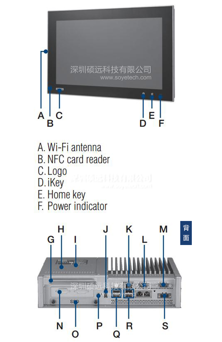 全新研華TPC-5212W 21.5寸全高清液晶顯示器多點觸控工業(yè)平板電腦