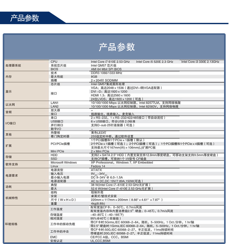 全新研華 無風(fēng)扇嵌入式工控機 高性能ARK-3000系列 ARK-3440 A2