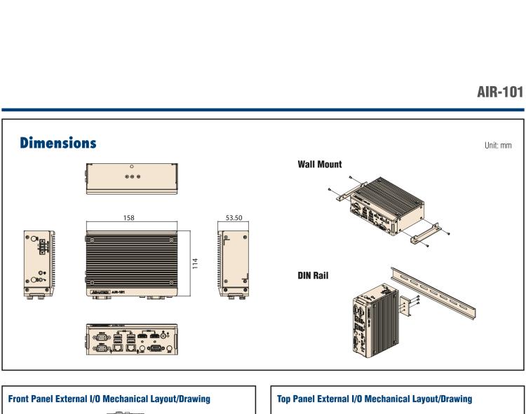 研華AIR-101 基于Intel Atom E3940處理器，AI計(jì)算平臺(tái)，內(nèi)置Myriad X VPU * 2