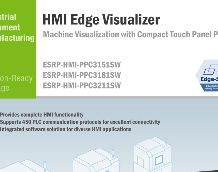 研華ESRP-HMI-PPC3211SW Machine Visualization with 21.5" Compact Touch Panel PC