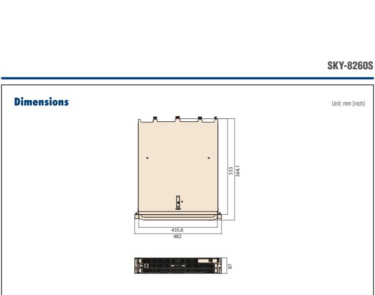 研華SKY-8260S 緊湊型2U 高性能電信級服務(wù)器, 基于AMD EPYC? 7003/7002 系列處理器