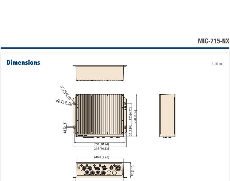 研華MIC-715-OX Ruggedized In-Vehicle AI Fanless System Based on NVIDIA? Jetson Orin? NX