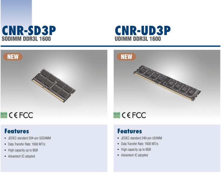 研華CNR-UD3P CNR DDR3是研華面向國內(nèi)市場的內(nèi)存條系列，產(chǎn)品采用海力士IC設(shè)計(jì)，交期短，是性價(jià)比高的產(chǎn)品系列。適用于國產(chǎn)化及各類行業(yè)應(yīng)用市場。