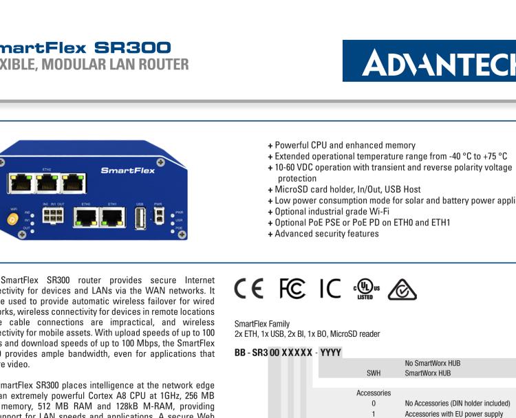 研華BB-SR30019120-SWH SmartFlex、開關(guān)、5E、USB、2I/O、SD、W、PD、W、SL、SWH