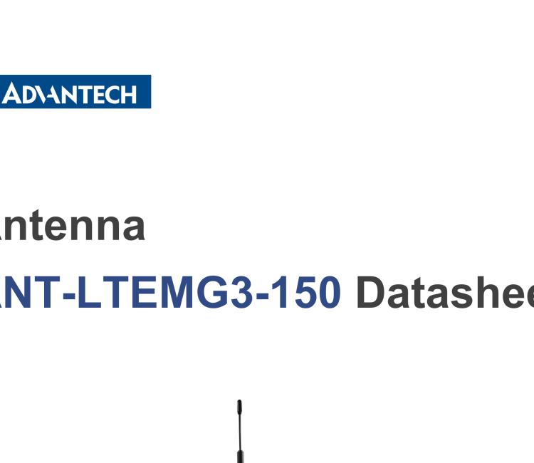 研華ANT-LTEMG3-150 4G LTE / 3G / 2G Antenna with magnetic base, SMA-M connector, Length of cable 1.5m