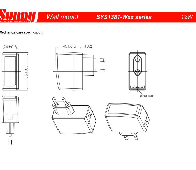 研華BB-RPS-v3-MO2-EU Wall Power supply, SmartFlex/SmartMotion, EU plug