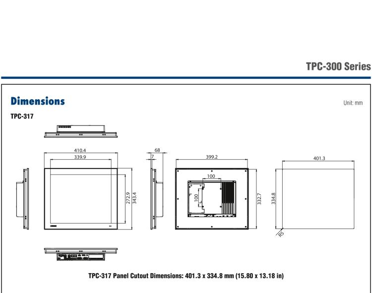 研華TPC-324W 8代Intel?Core? i3/ i5/ i7處理器24" FHD TFT LED LCD觸摸屏電腦，內(nèi)置8G DDR4 RAM