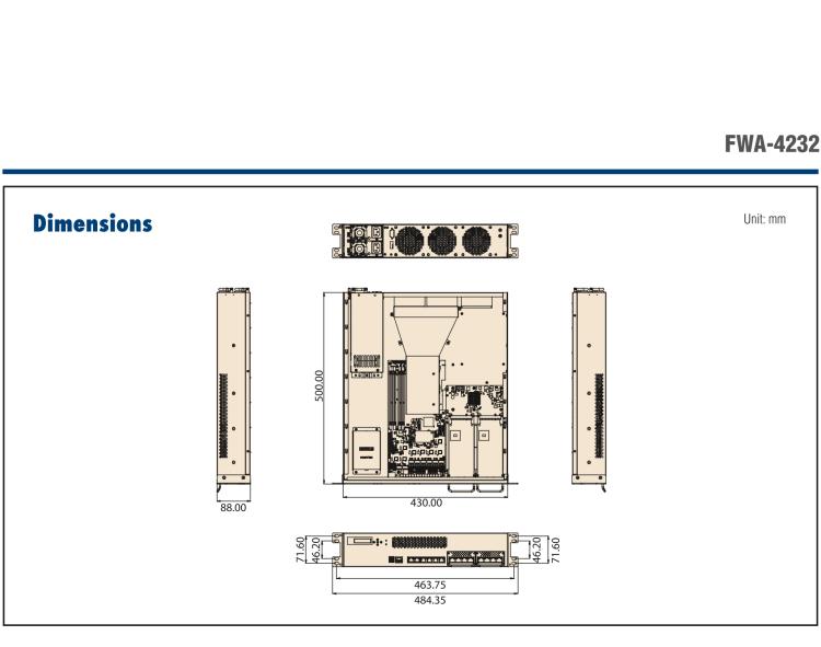 研華FWA-4232 基于Intel? Haswell XeonTM E3/CoreTM/ PentiumTM/CeleronTM系列處理器 2U機架式網(wǎng)絡應用平臺