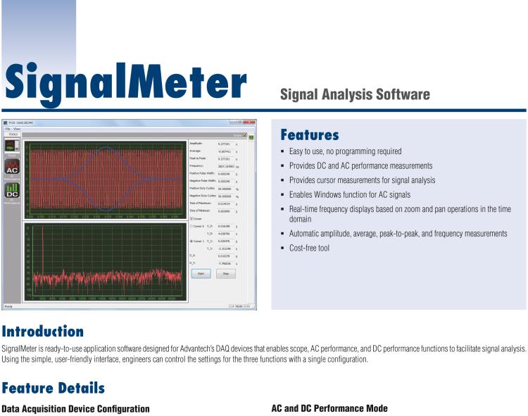 研華SignalMeter 信號(hào)分析軟件